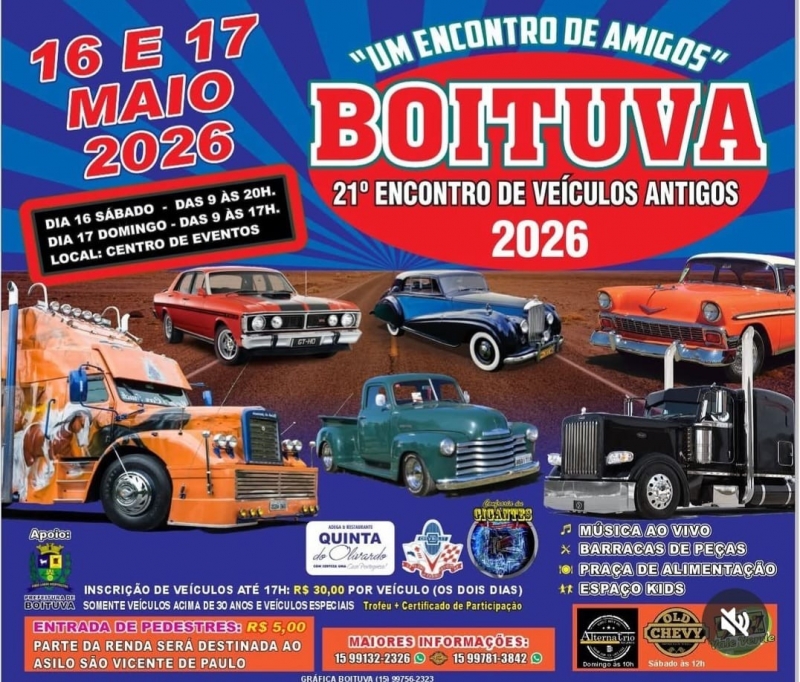 21° encontro de veículos antigos 